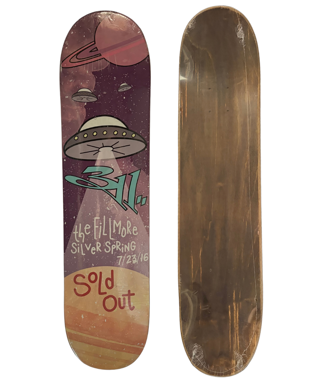 Skate Deck Fillmore Silver Spring, MD sold out show