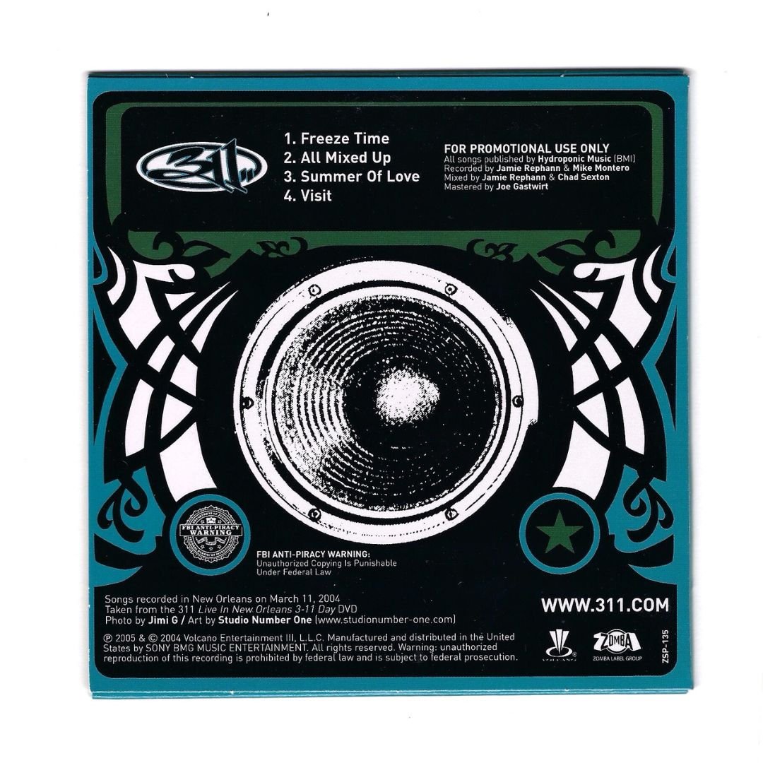 311 Live In New Orleans – Limited Edition EP (Promo CD, 2005)