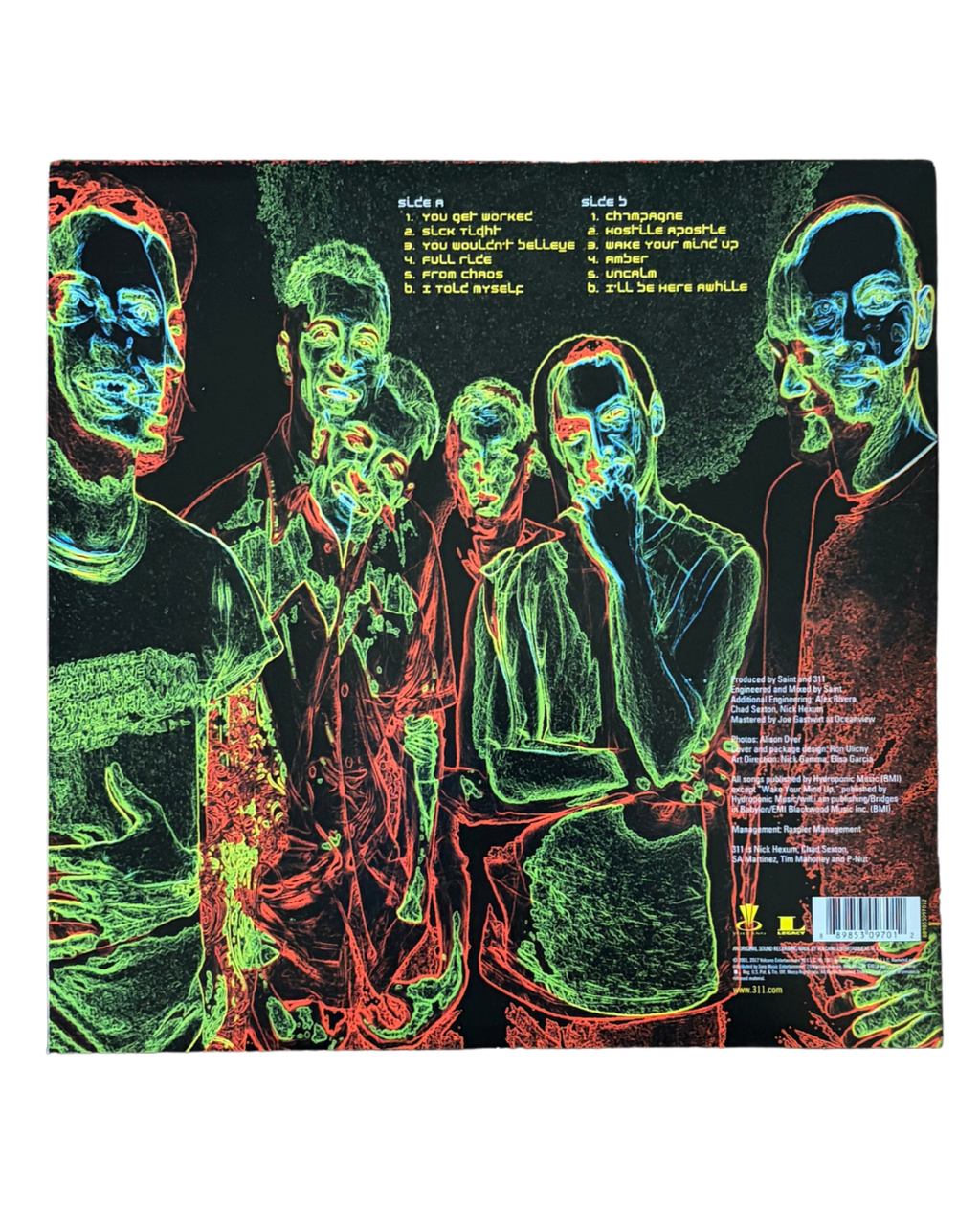 From Chaos Signed Vinyl (Special Limited Edition Red and Yellow Swirl, Original Print)
