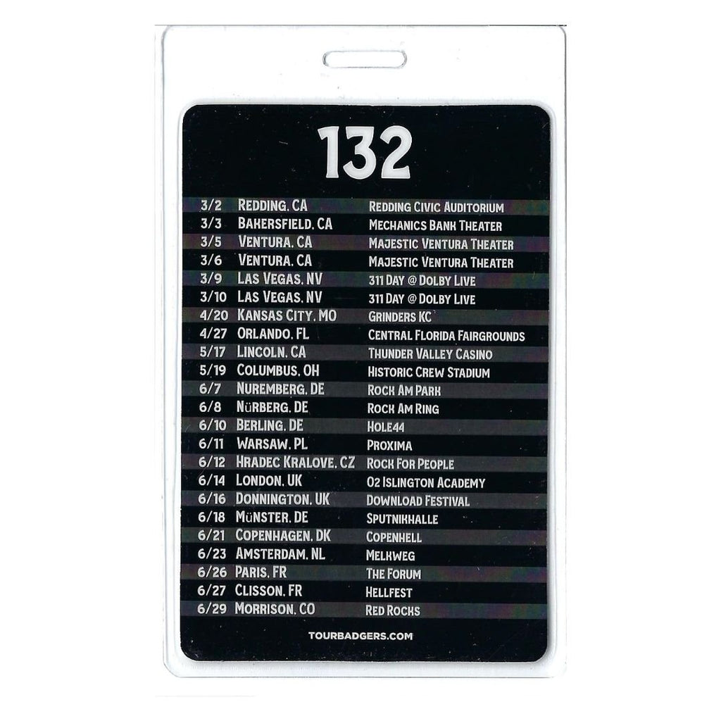 Tour Pass Laminate - 2024 311 DAY / AAA