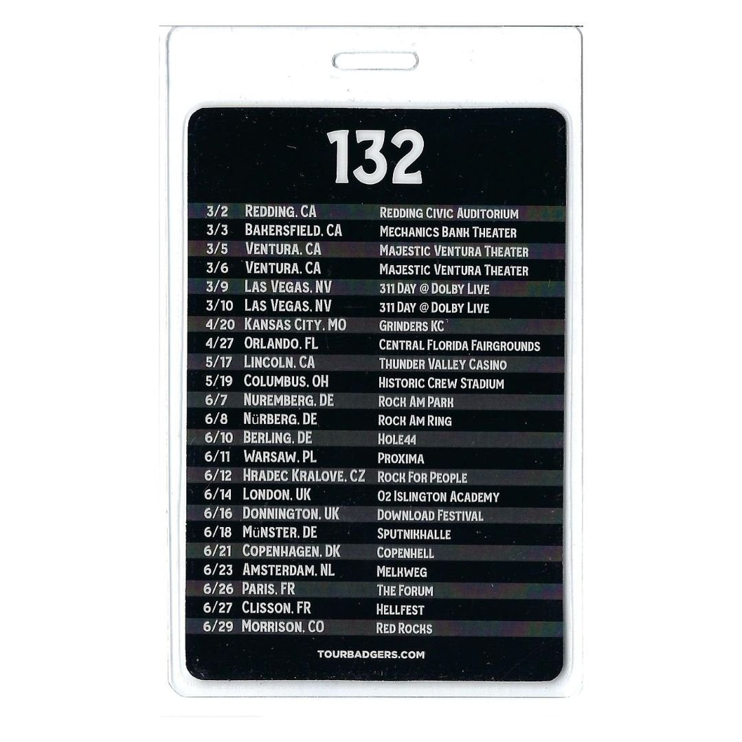 Tour Pass Laminate - 2024 311 DAY / AAA