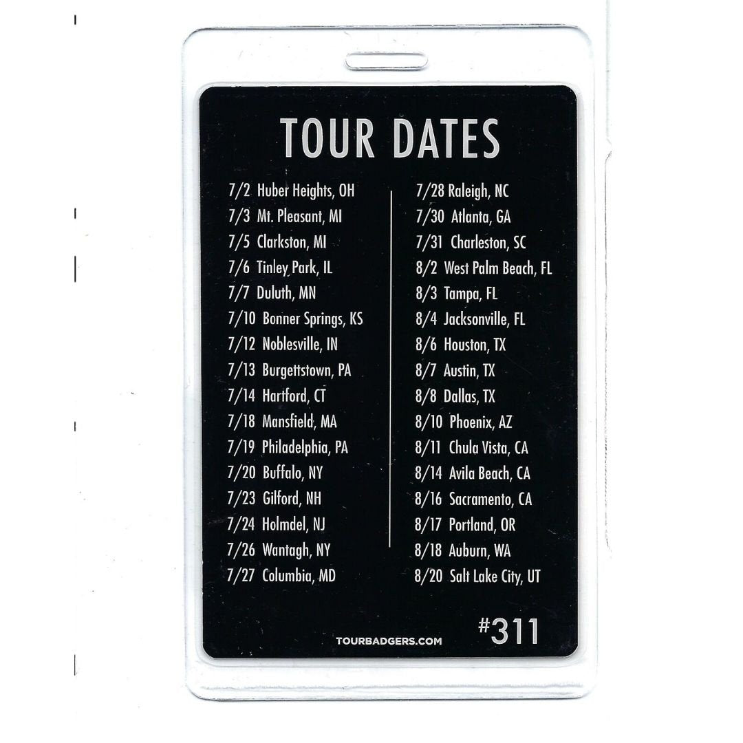 Tour Pass Laminate - 311 Dirty Heads  / AAA (band)