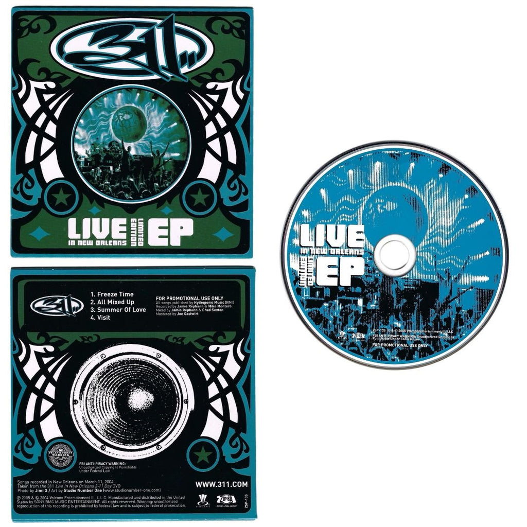 311 Live In New Orleans – Limited Edition EP (Promo CD, 2005)