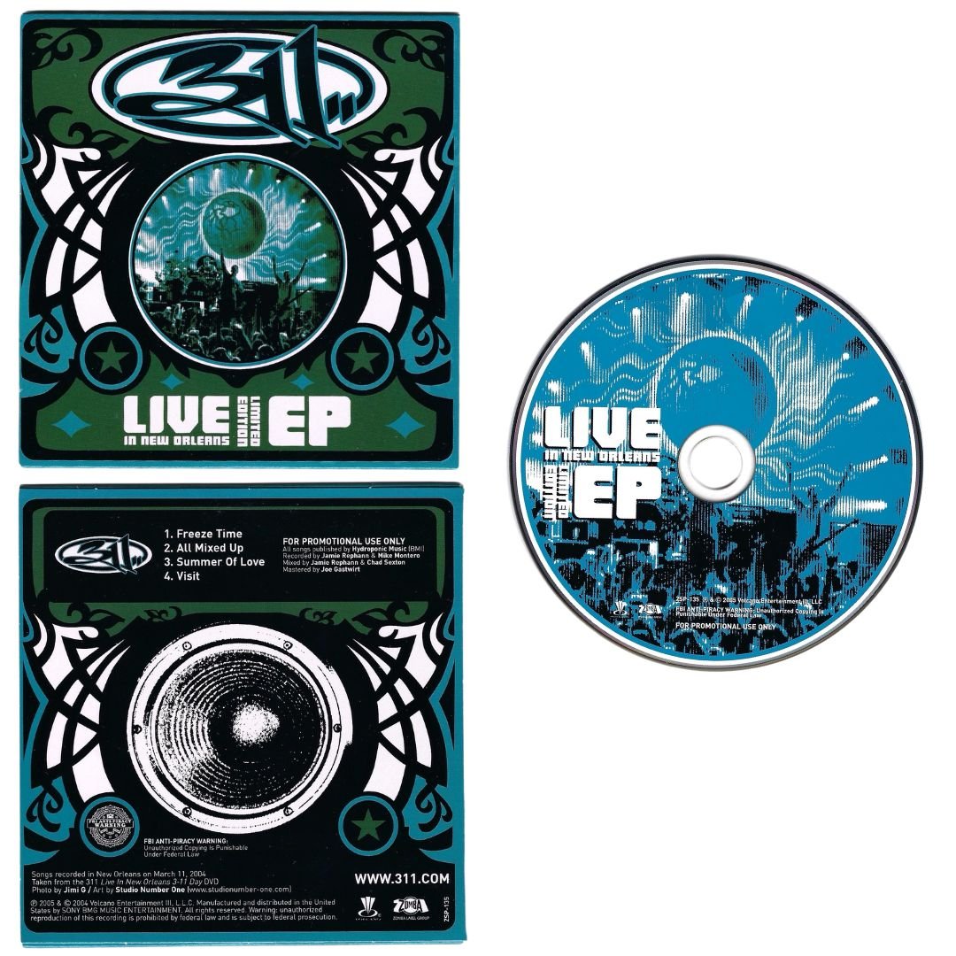 311 Live In New Orleans – Limited Edition EP (Promo CD, 2005)