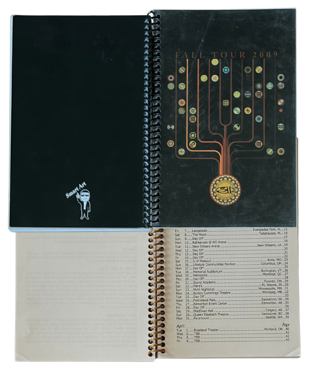 Fall 2009 Tour Book