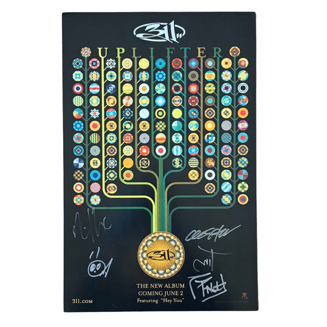 Uplifter Signed Album Announcement (Front), 311 On Tour (Back)