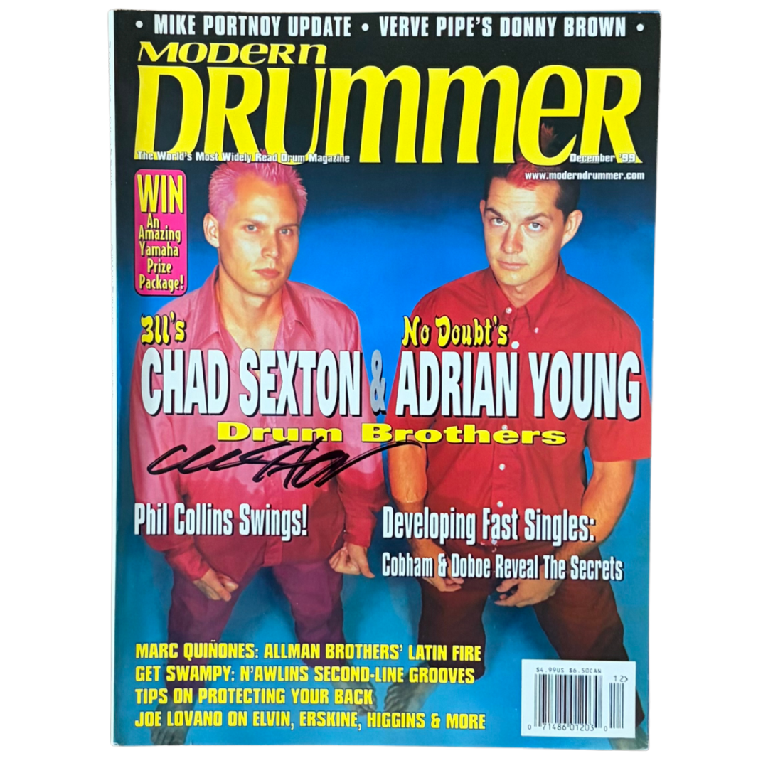 Modern Drummer Signed Magazine (December 1997)