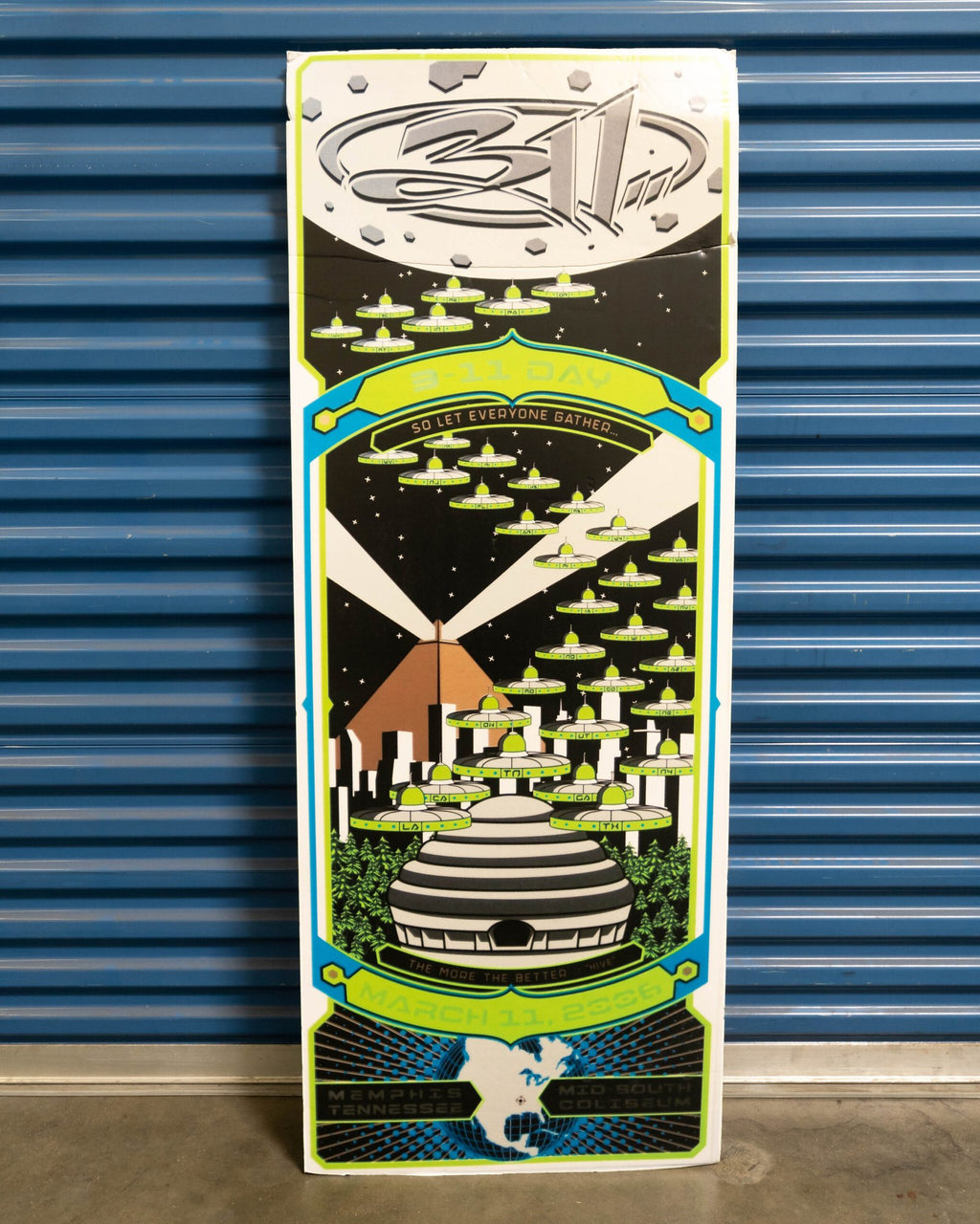 311 Day 2006 Enlarged Poster – Approx. 22” x 4’10”