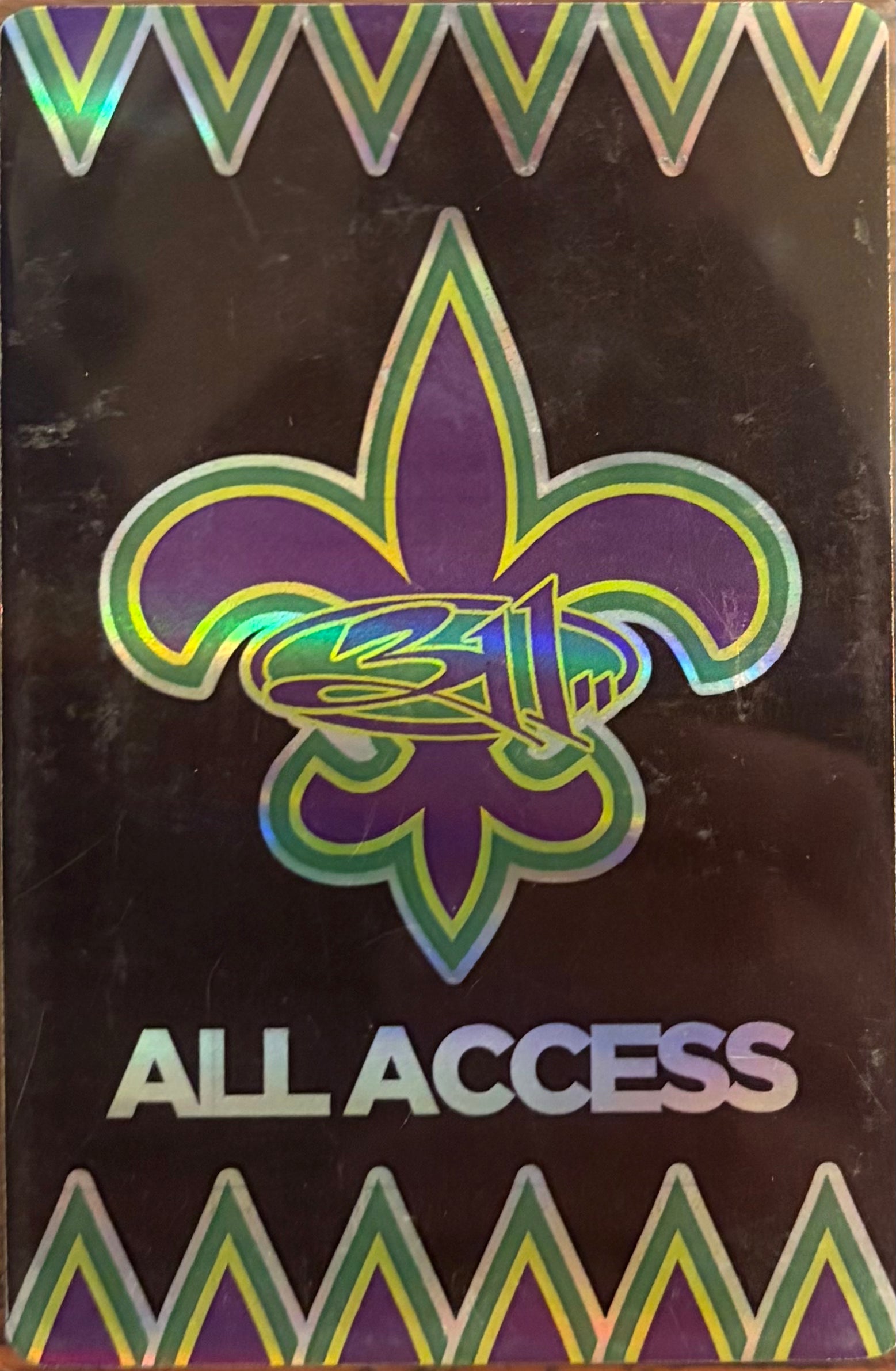 311 Tour Pass - Joker Style Laminate (unknown tour)