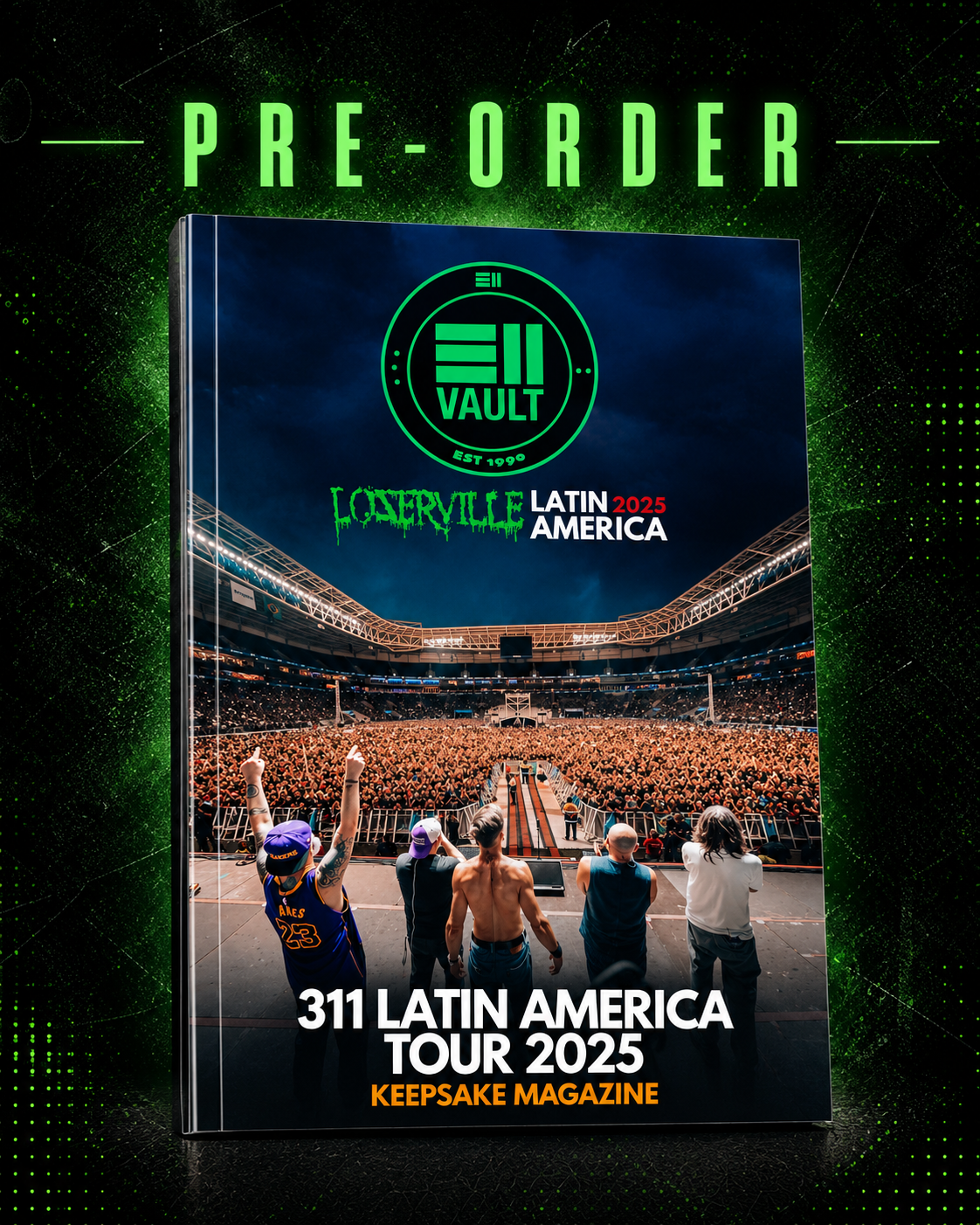 311 2025 Latin America Tour Photo Magazine (Unsigned Version)
