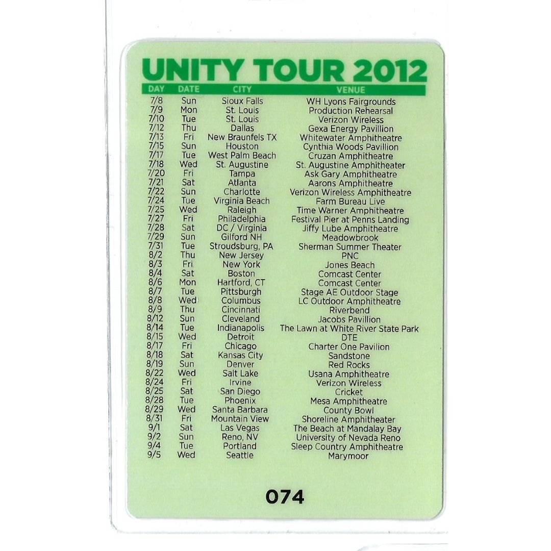 Tour Pass Laminate - 2012 / AAA / GREEN