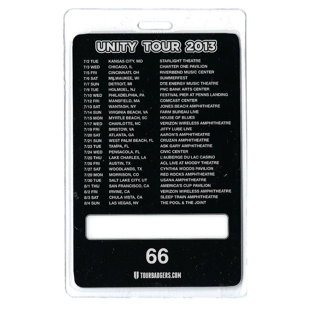 Tour Pass Laminate - 2013 / ARTIST / GREEN