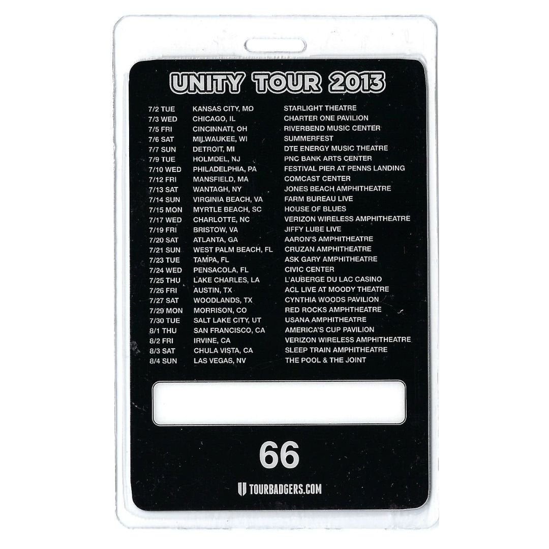 Tour Pass Laminate - 2013 / ARTIST / GREEN